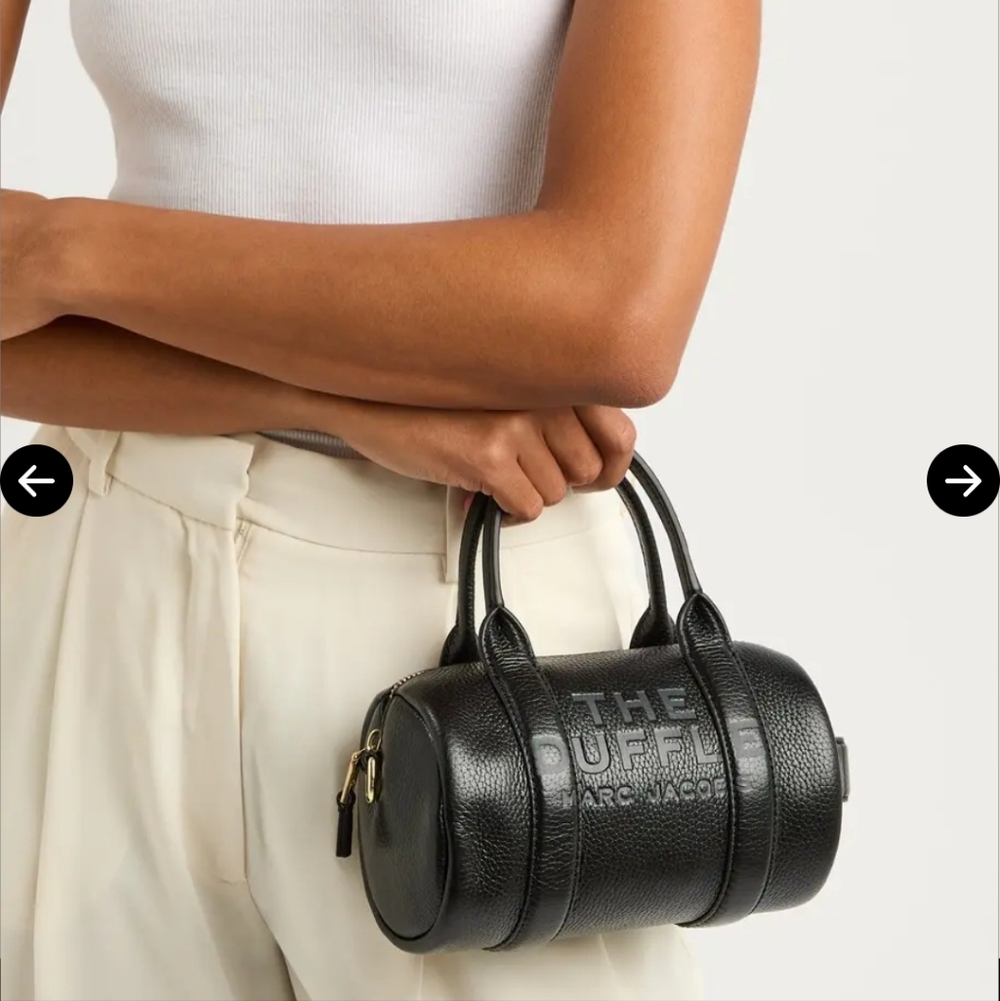 MARC JACOBS Duffle Mini Leather Top Handle Bag - Picture 8 of 9